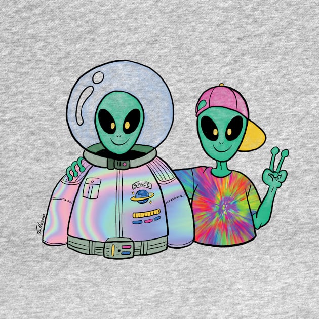 Alien friends by tallesrodrigues